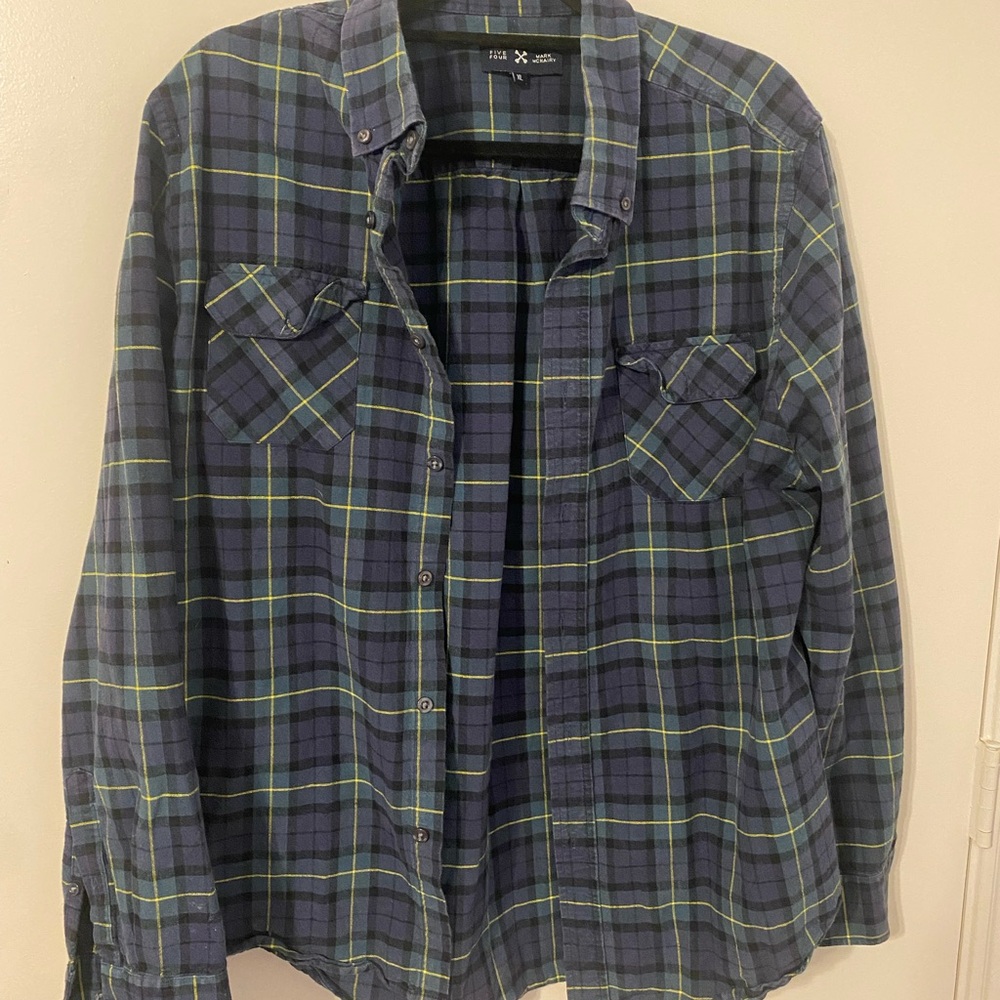 Five Four Plaid Button-Up Shirt
